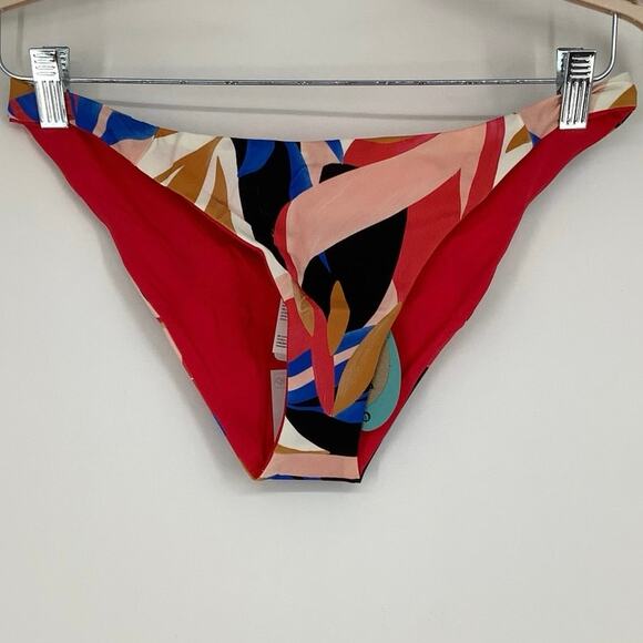prAna Size Medium Tropics Elina Swim Reversible Bikini Bottom Swimsuit P1-10 - Picture 3 of 10